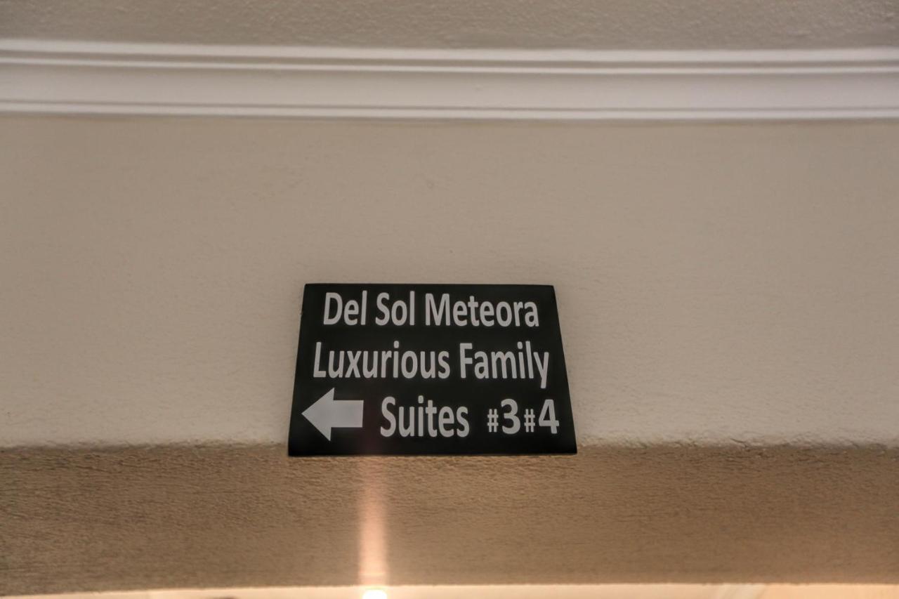 Del Sol #3 Meteora Luxurious Family Suites Kalampaka Exteriör bild